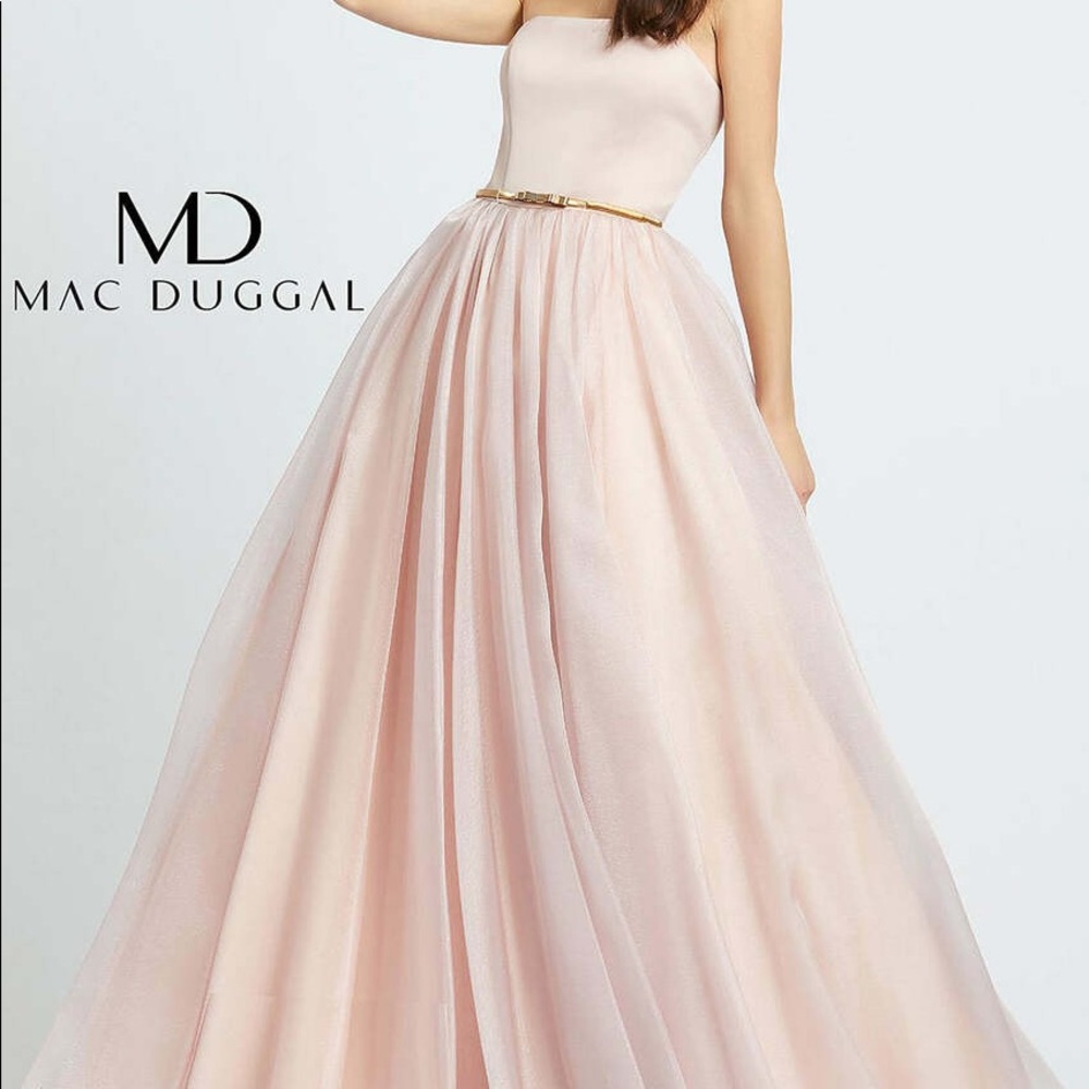 NWOT Ieena for Mac Duggal strapless ball gown